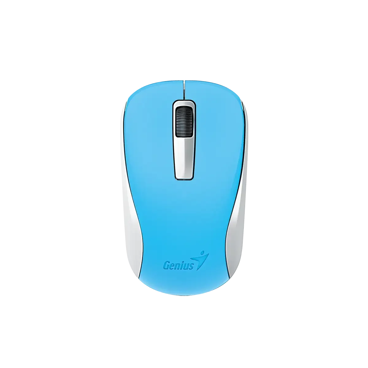 Мишка Genius NX-7005, безжична, USB, 3 бутона, AA, синя