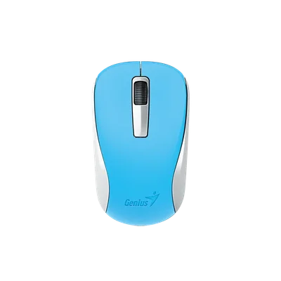 Мишка Genius NX-7005, безжична, USB, 3 бутона, AA, синя
