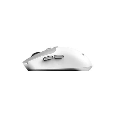 Мишка Genius NX-8080S, безжична, Bluetooth, Bluetooth/USB, 7 бутона, AA, бяло-сива