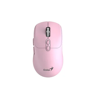 Мишка Genius NX-8080S, безжична, Bluetooth, Bluetooth/USB, 7 бутона, AA, розова