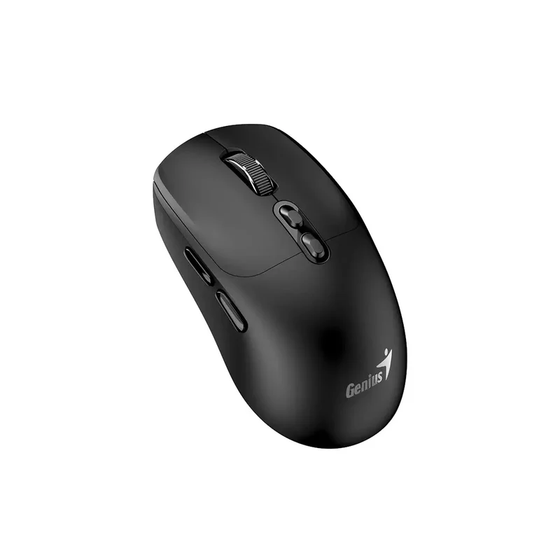 Мишка Genius NX-8080S, безжична, Bluetooth, Bluetooth/USB, 7 бутона, AA, черна