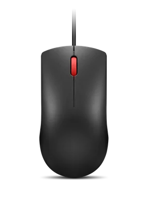 Мишка Lenovo 120, с кабел, оптична, USB, 1600 dpi, черна