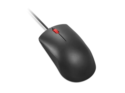 Мишка Lenovo 120, с кабел, оптична, USB, 1600 dpi, черна