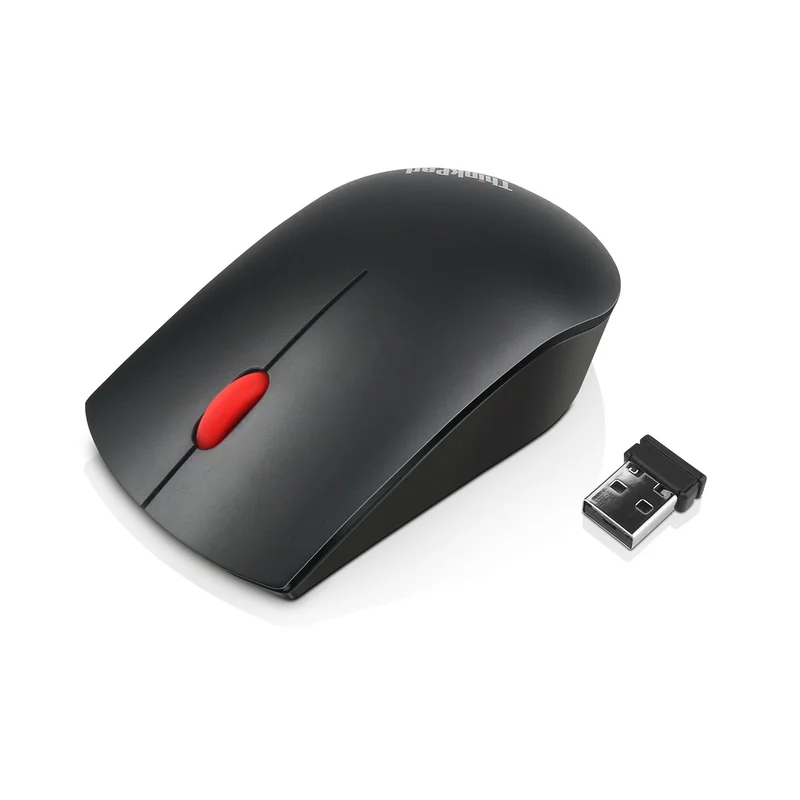 Мишка Lenovo Thinkpad, безжична, 1200 dpi, 3 бутона, черна