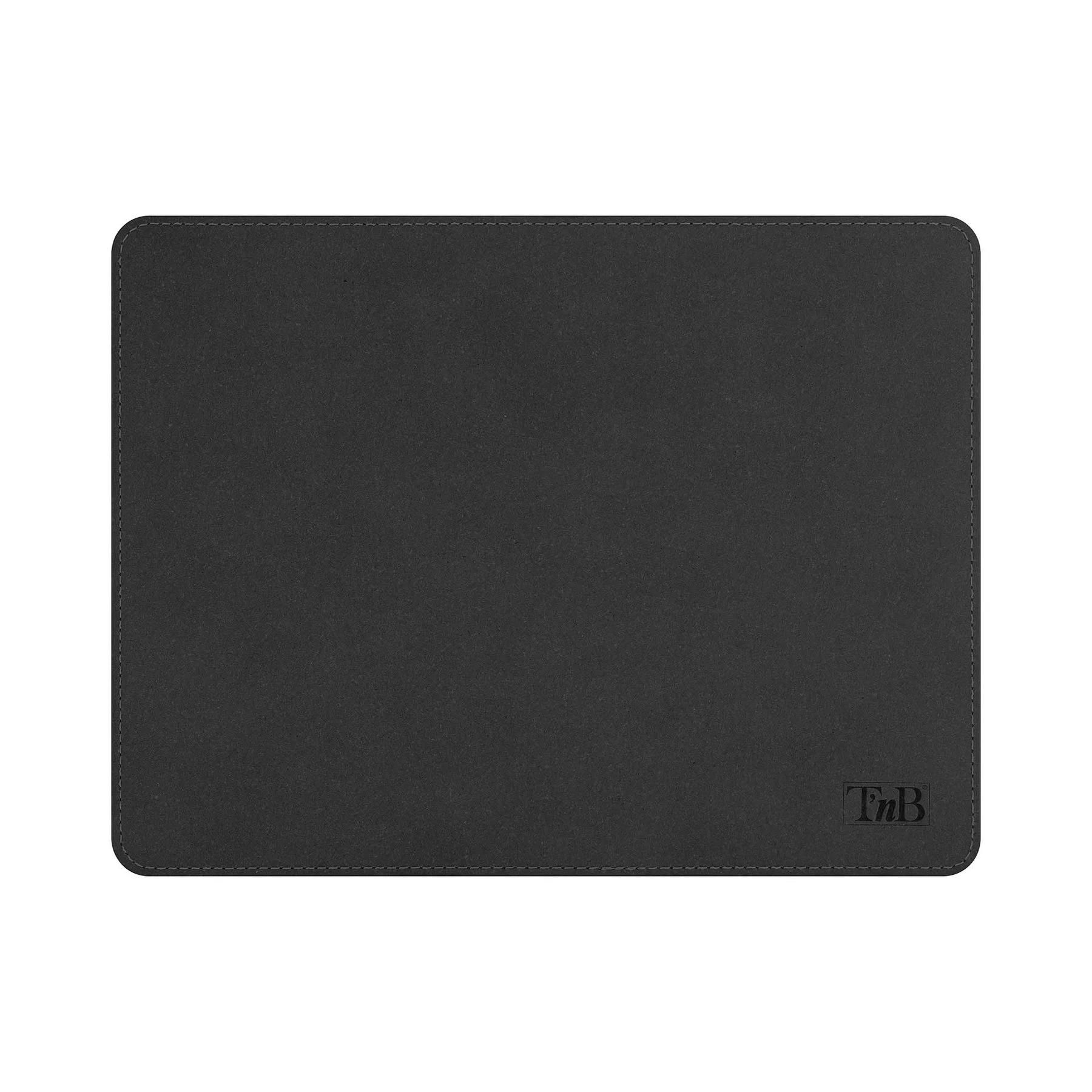 Пад за мишка TNB, от рециклирана кожа, 2 mm, черен