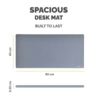 Подложка за бюро Fellowes Breyta, 80 х 40 cm, синя
