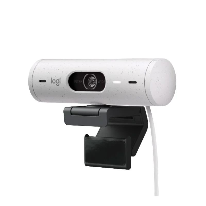 Уеб камера Logitech Brio 500, EMEA28, FullHD, бяла