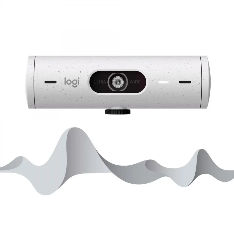 Уеб камера Logitech Brio 500, EMEA28, FullHD, бяла