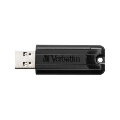 USB флаш памет Verbatim Pinstripe, USB 3.2 G1, 64 GB, черна