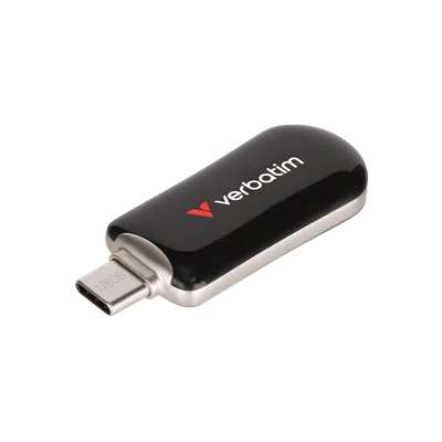 USB флаш памет Verbatim Plectra, 128 GB, USB Type-C 3.2, черна