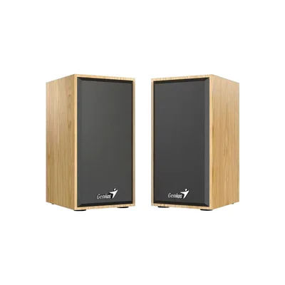 Тонколони Genius SP-HF180, с кабел, USB Type-A, 150 - 20000 Hz, 6 W, дървесни