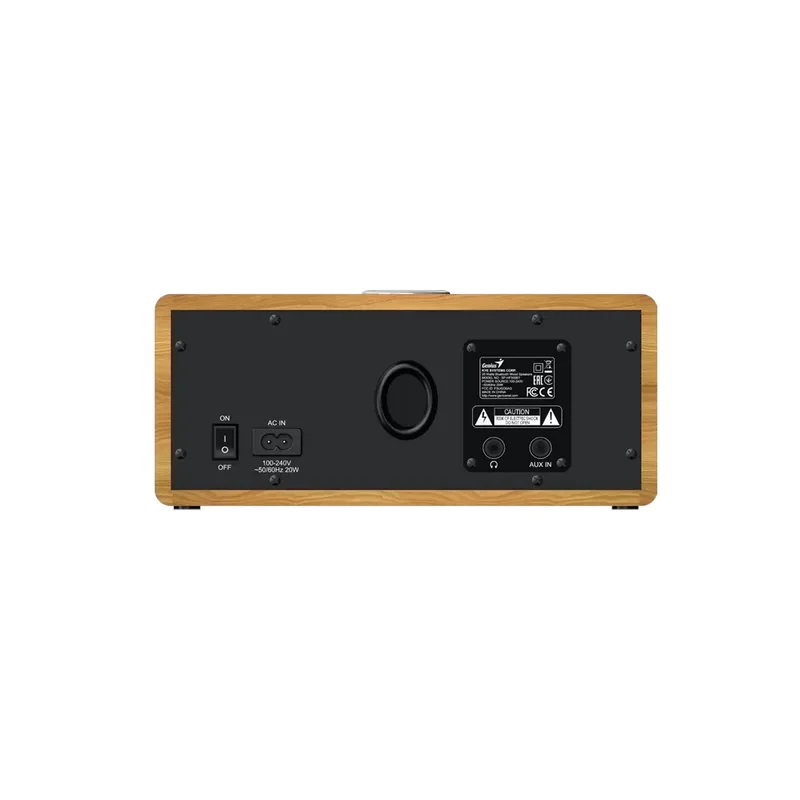 Тонколона Genius SP-HF505BT, Bluetooth, 80 - 20000 Hz, 20 W, дървесна