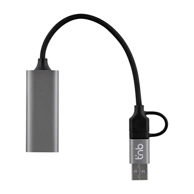 USB Хъб TNB, USB Type-A/USB Type-C към RJ45, 2.5 Gbps