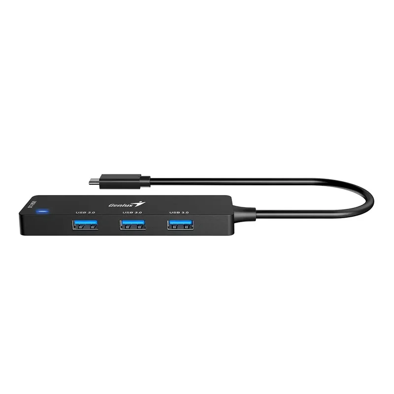 USB Хъб Genius UH-400, 4 в 1, USB Type-A 3.0
