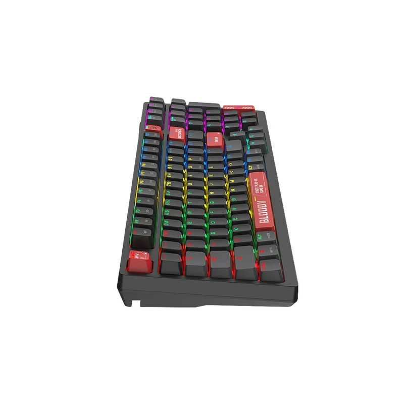 Клавиатура Bloody Bloody Red WS98, безжична, геймърска