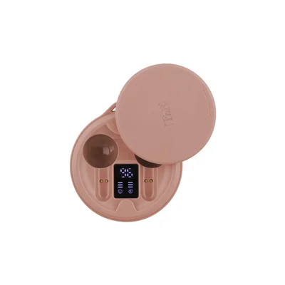 Слушалки TNB Shiny 2, безжични, с Bluetooth, 95 dB, розови