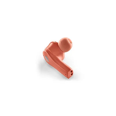 Слушалки NGS Artica Bloom, с Bluetooth, със зареждащ кейс, USB Type-C, корал