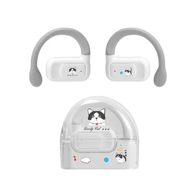 Слушалки Wesdar TWS1003, безжични, детски, с Bluetooth, 117 dB, бели
