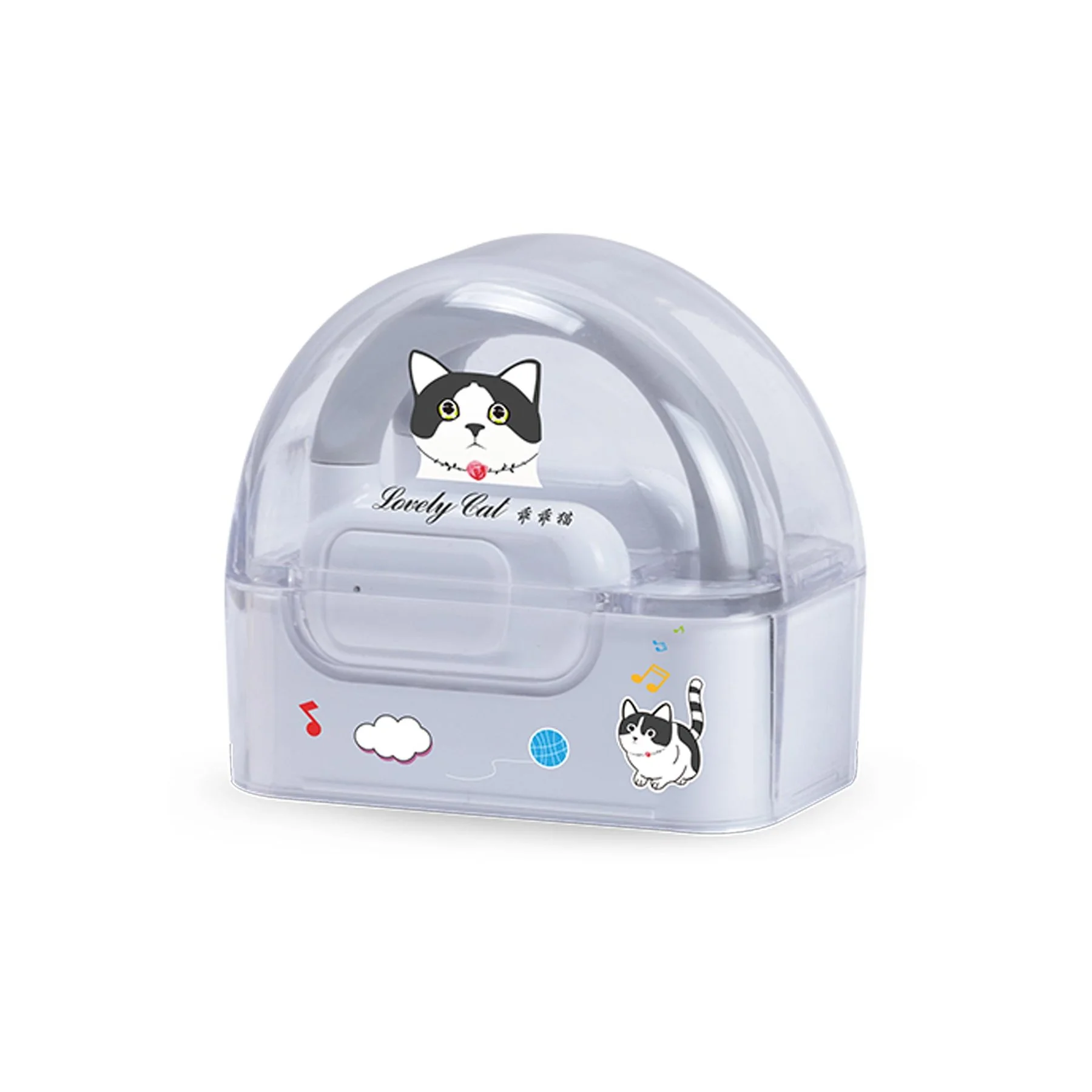 Слушалки Wesdar TWS1003, безжични, детски, с Bluetooth, 117 dB, бели
