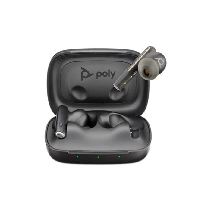 Слушалки HP Poly Voyager Free 60, USB Type-C адаптер, със зареждащ кейс