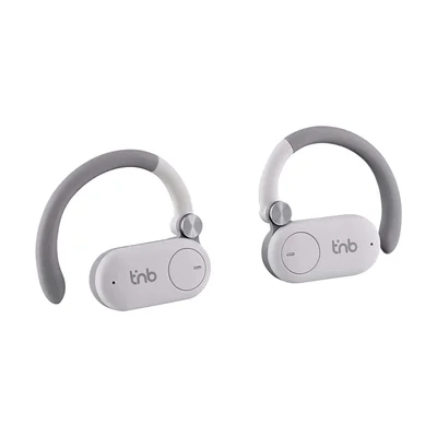 Слушалки TNB Energy Free, безжични, със зареждащ кейс, USB Type-C, 90 dB, бели