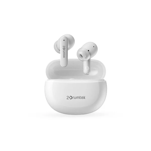 Слушалки A4Tech B25 2DRUMTEK, In ear, с Bluetooth, сиво-бели