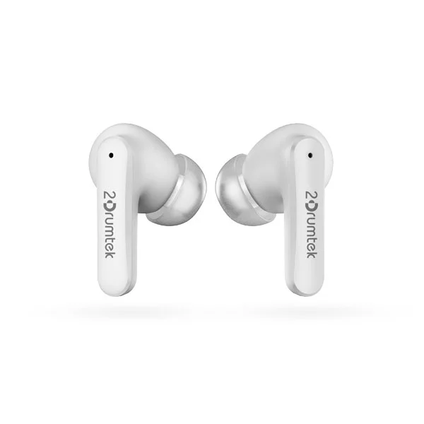 Слушалки A4Tech B25 2DRUMTEK, In ear, с Bluetooth, сиво-бели