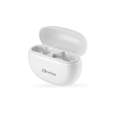 Слушалки A4Tech B25 2DRUMTEK, In ear, с Bluetooth, сиво-бели