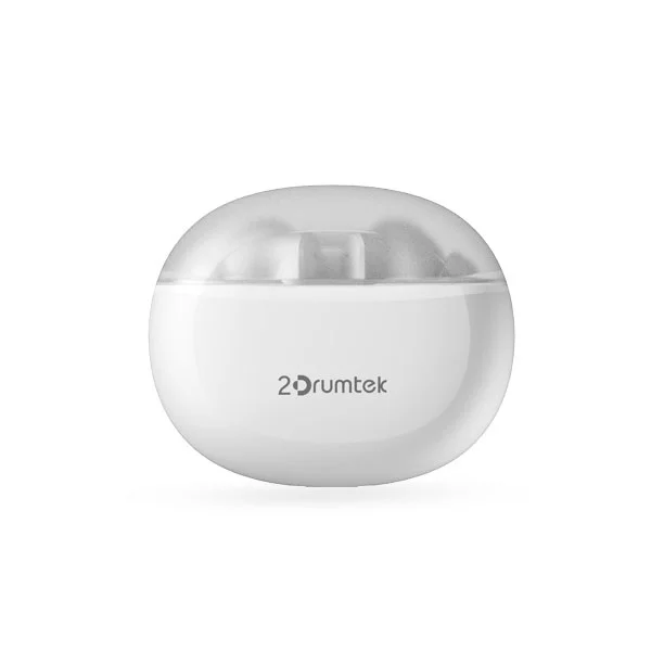 Слушалки A4Tech B25 2DRUMTEK, In ear, с Bluetooth, сиво-бели