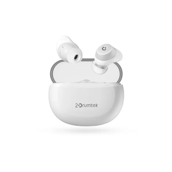 Слушалки A4Tech B27 2DRUMTEK, In ear, с Bluetooth, сиво-бели