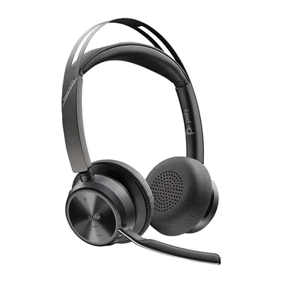 Слушалки HP Poly Voyager Focus 2, Microsoft Teams, със стойка за зареждане