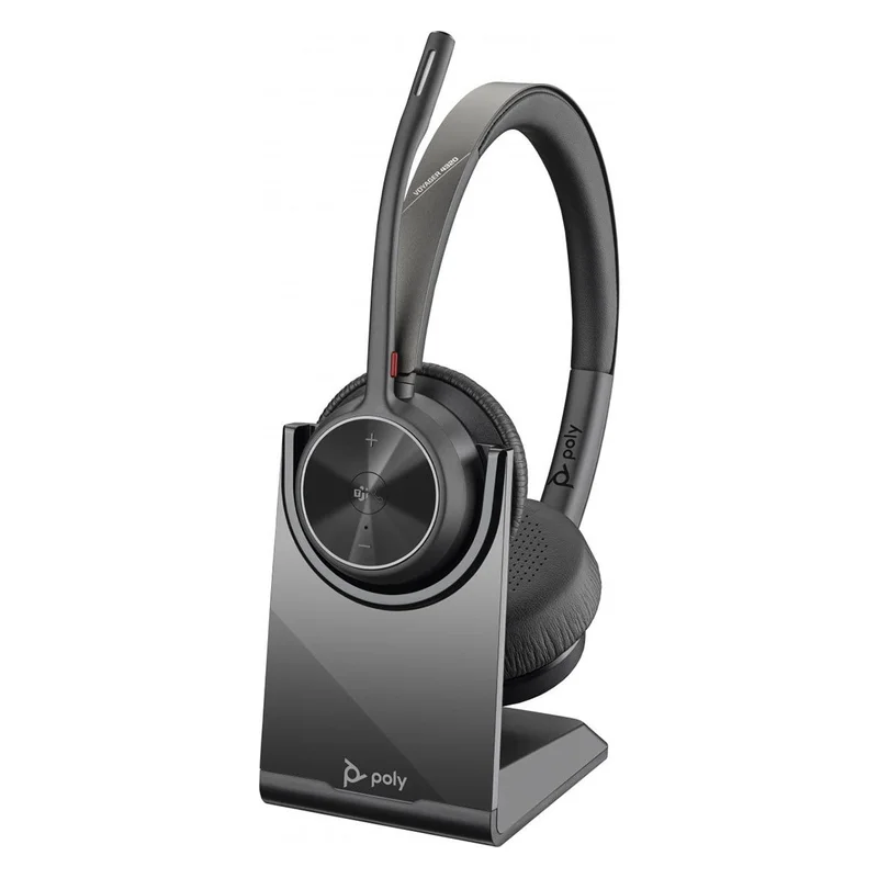 Слушалки HP Poly Voyager 4320-M, USB Type-C, Bluetooth, със стойка за зареждане