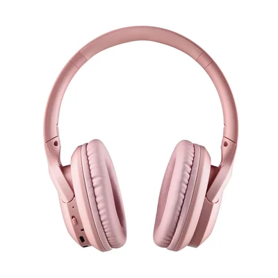 Слушалки NGS Artica Greed, с Bluetooth, USB Type-C, 105 dB, розови