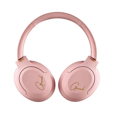 Слушалки NGS Artica Greed, с Bluetooth, USB Type-C, 105 dB, розови