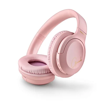 Слушалки NGS Artica Greed, с Bluetooth, USB Type-C, 105 dB, розови