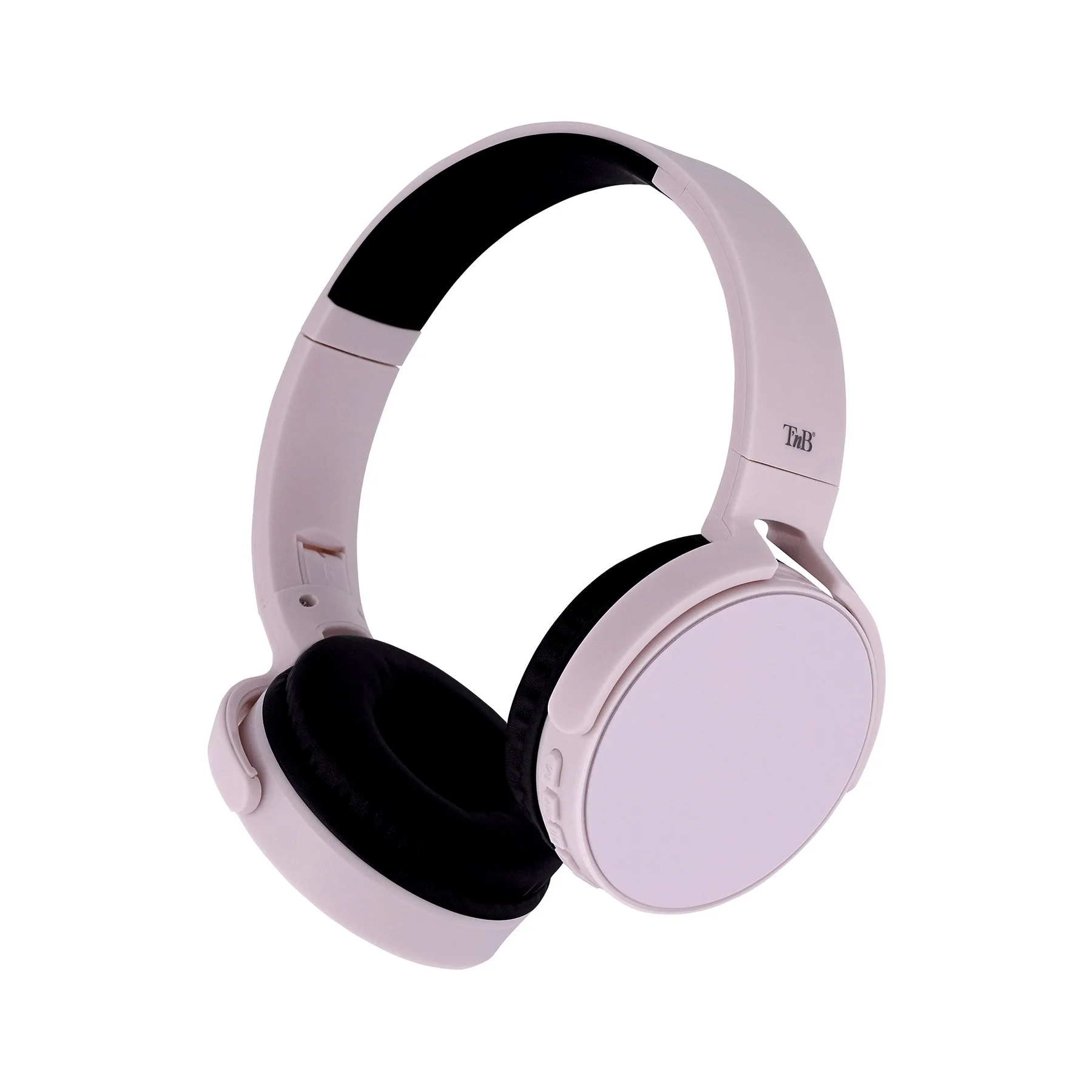 Слушалки TNB Single 2, с микрофон, с Bluetooth, 3.5 mm жак, 85 dB, розови
