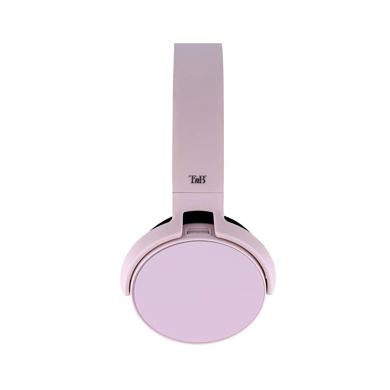 Слушалки TNB Single 2, с микрофон, с Bluetooth, 3.5 mm жак, 85 dB, розови