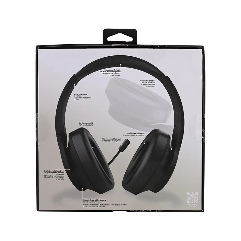 Слушалки TNB Active Anc, Bluetooth, с микрофон