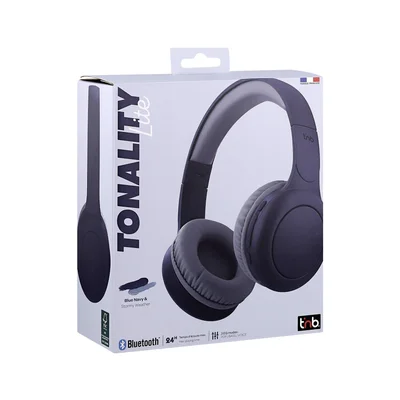 Слушалки TNB Tonality, безжични, USB Type-C, 105 dB, сини