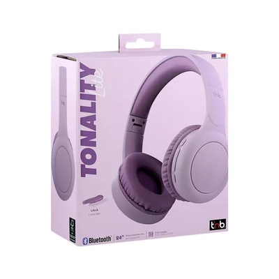 Слушалки TNB Tonality, безжични, USB Type-C, 105 dB, розови