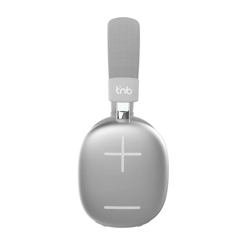 Слушалки TNB Bounce Max, безжични, с Bluetooth, USB Type-C, 102 dB, сиви