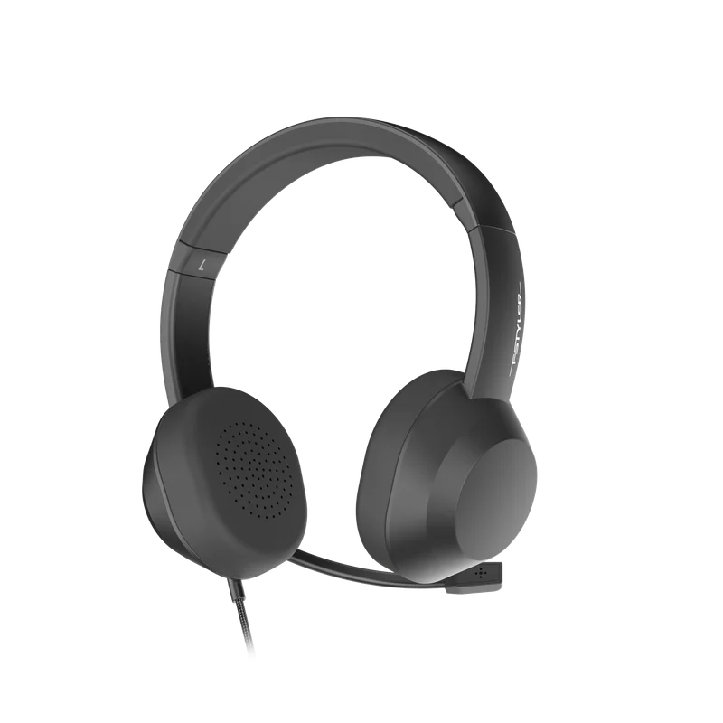 Слушалки A4Tech Fstyler FH150U, USB, с кабел 2 m и микрофон, 98 dB, черни