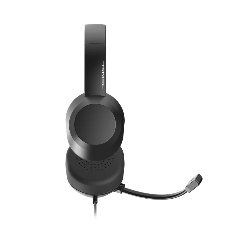 Слушалки A4Tech Fstyler FH150U, USB, с кабел 2 m и микрофон, 98 dB, черни
