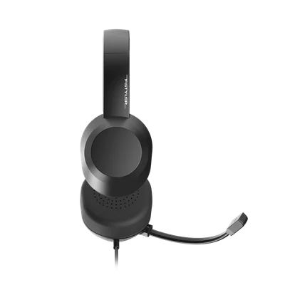 Слушалки A4Tech Fstyler FH150U, USB, с кабел 2 m и микрофон, 98 dB, черни