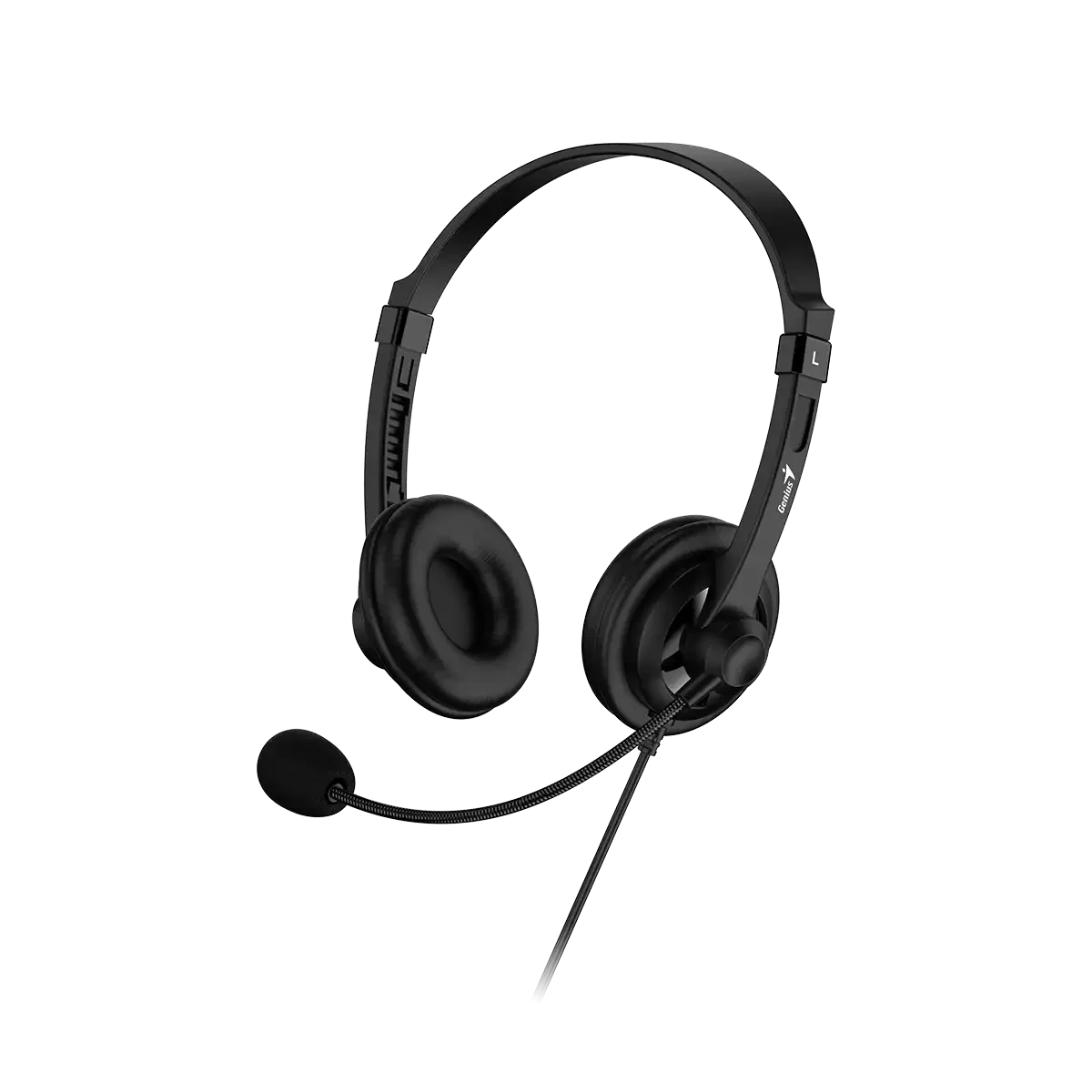 Слушалки Genius HS-230U, с кабел и микрофон, USB Type-A, 100 dB
