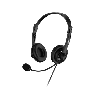 Слушалки Genius HS-230U, с кабел и микрофон, USB Type-A, 100 dB
