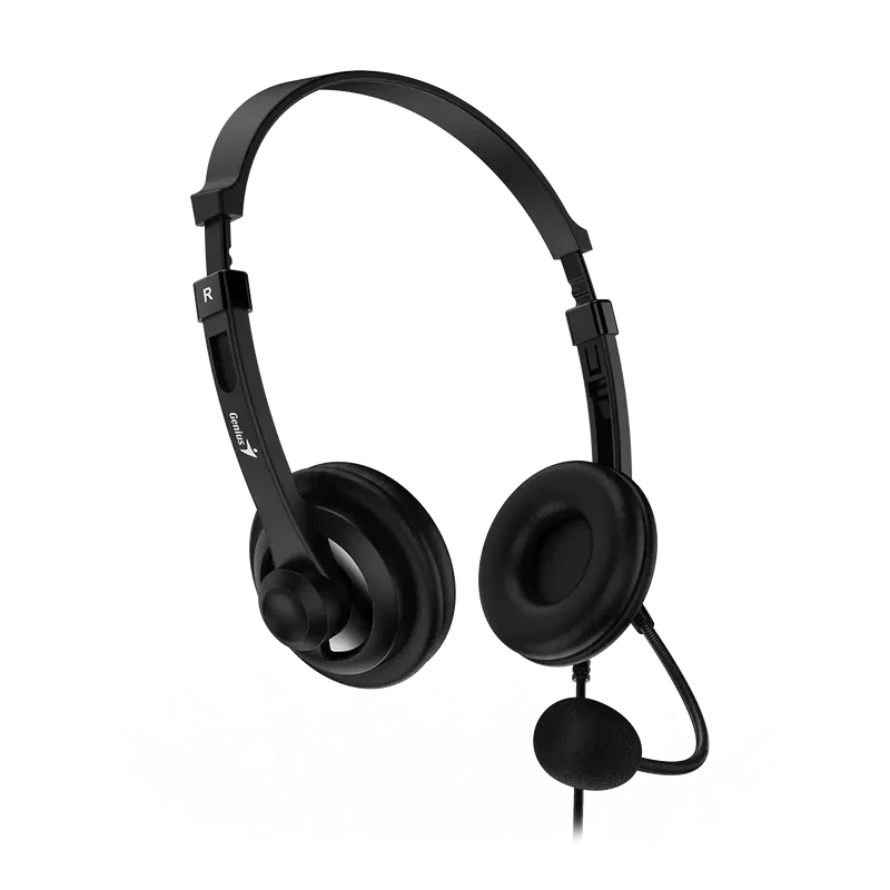 Слушалки Genius HS-230U, с кабел и микрофон, USB Type-A, 100 dB