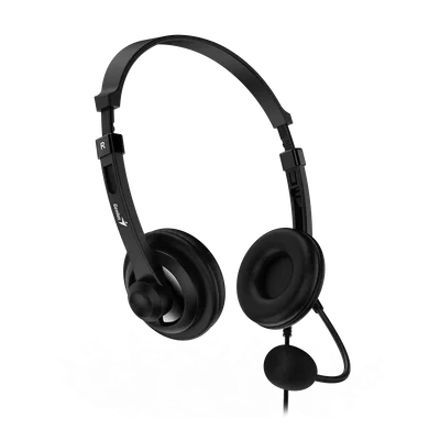 Слушалки Genius HS-230U, с кабел и микрофон, USB Type-A, 100 dB