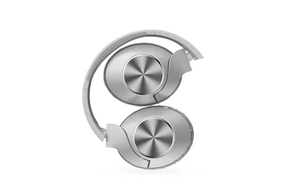 Слушалки A4Tech BH300 2DRUMTEK, с Bluetooth v5.3, 100 dB, сиво-бели