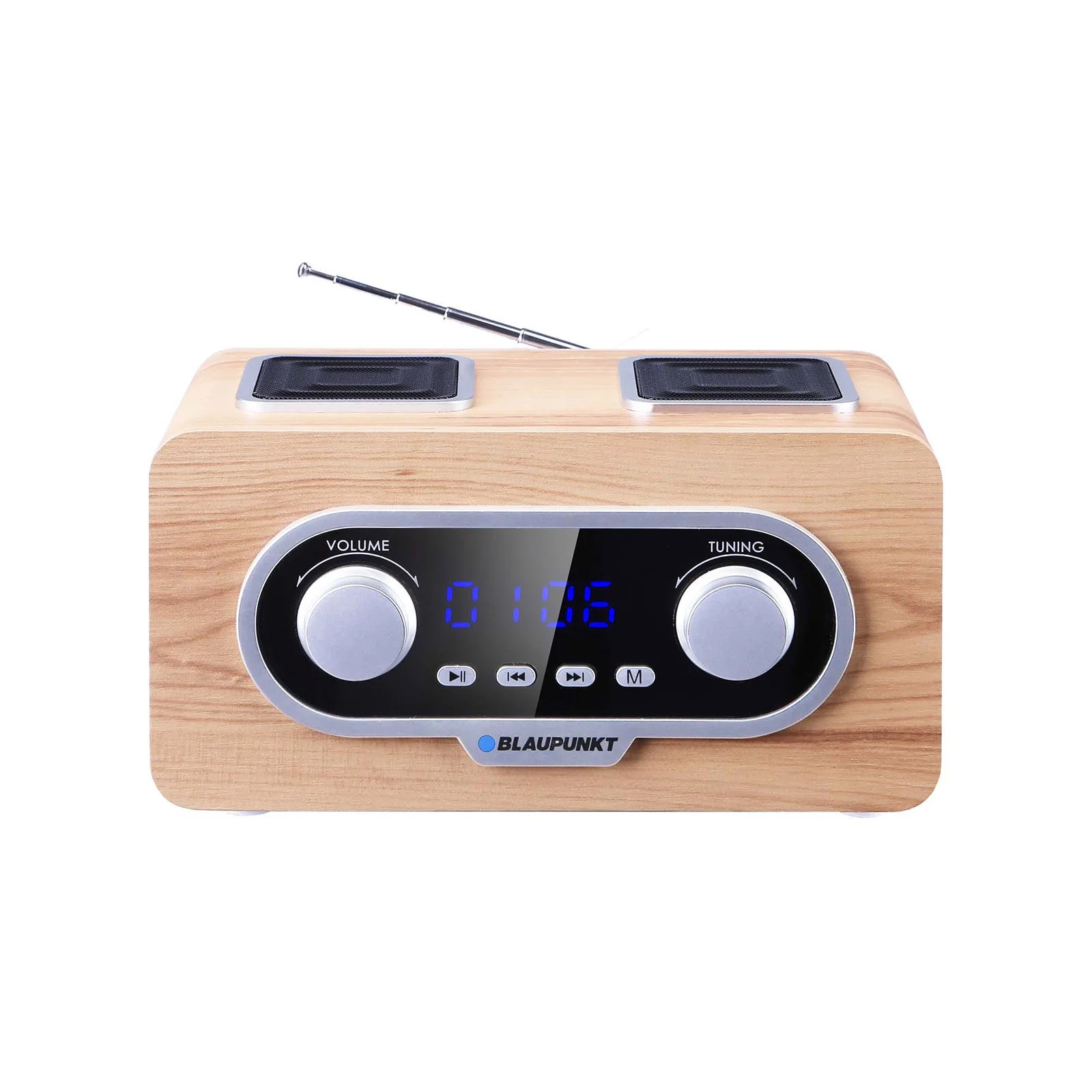 Радио касетофон Blaupunkt PP5.2CR, FM/SD/USB/AUX, с часовник и аларма